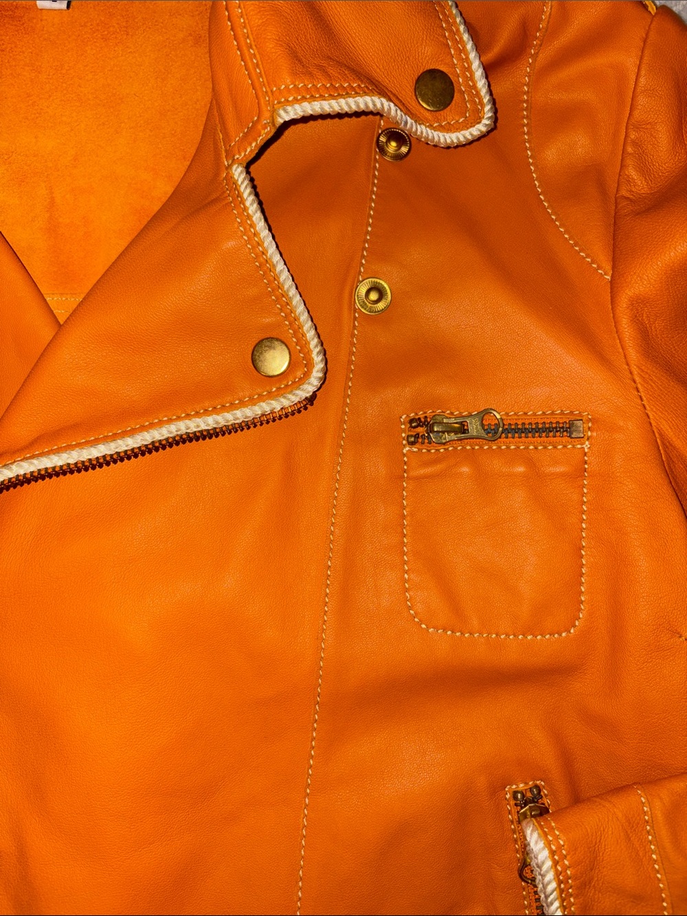 Leather Moto Jacket by Jackett New York - Picture 3 of 6